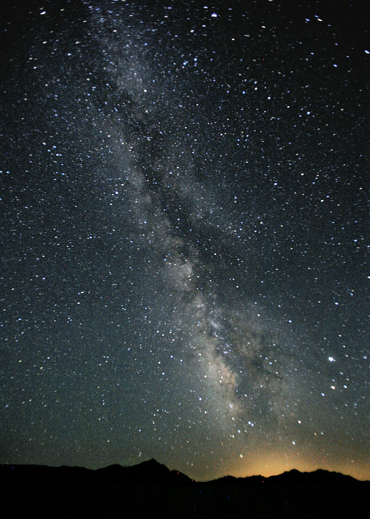 Photographie de la Voie Lactée prise depuis le Nevada aux Etats-Unis