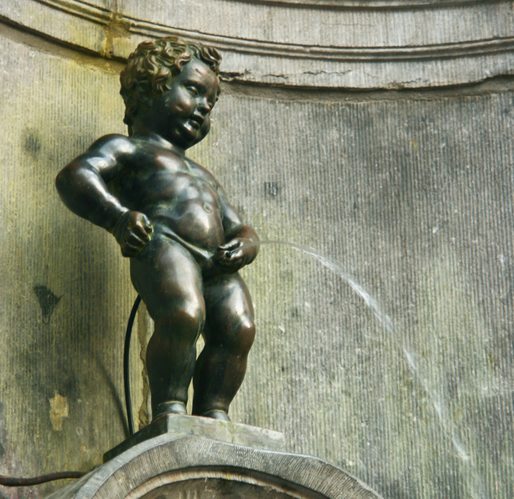 Manneken Pis à Bruxelles ou le zizi le plus connu