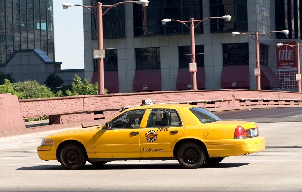Taxi de la Yellow Cab Company de Chicago