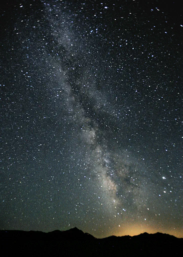 Photographie de la Voie Lactée prise depuis le Nevada aux Etats-Unis
