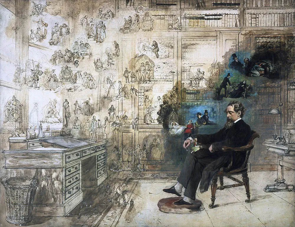 Peinture nommée Dickens’ Dream