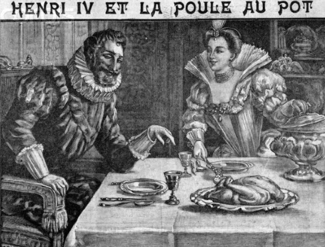 Henri IV et la poule au pot