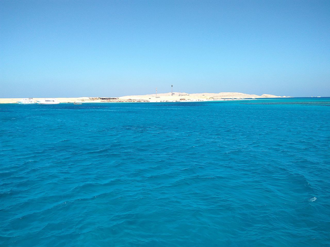L&rsquo;une des îles Giftun près d&rsquo;Hurghada