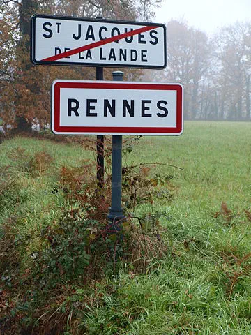 Panneau d’entrée et de sortie de ville