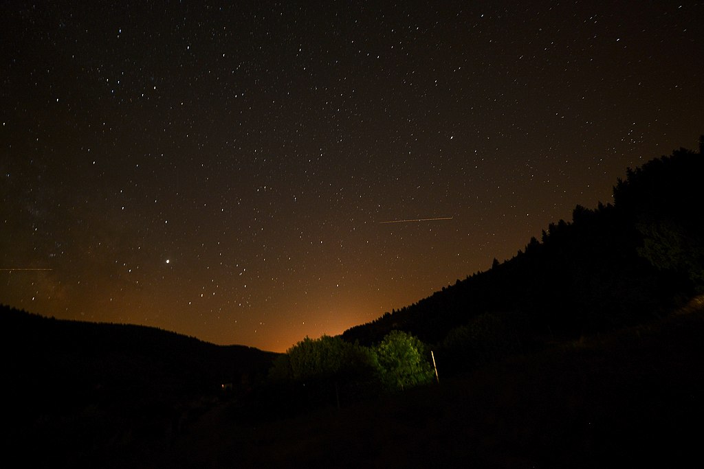 Ciel étoilé dans les Vosges à La Bresse